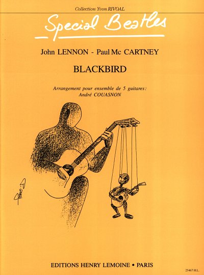 Beatles: Blackbird, 5Git (Pa+St)