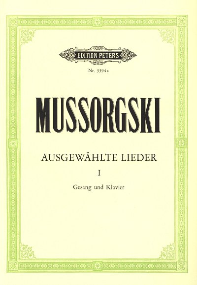 M. Mussorgski: Lieder 1 - Original
