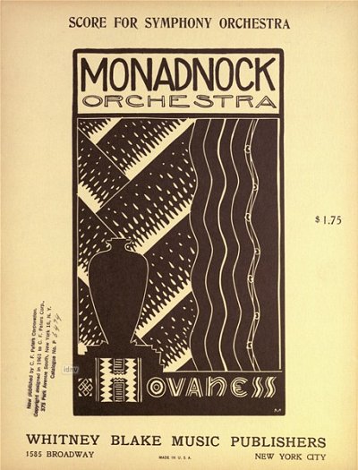 A. Hovhaness: Monadnock Op 2b
