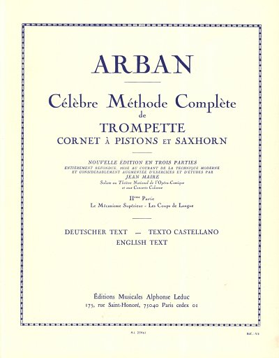 J.-B. Arban: Célèbre Méthode Complète 2, Trp