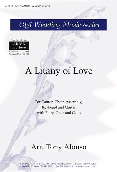 T. Alonso: Litany of Love - Instrument Parts, Ch (Stsatz)