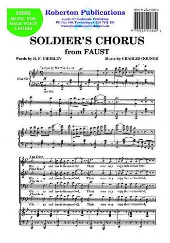 C. Gounod: Soldier's Chorus From Faust, Mch4Klav (Chpa)