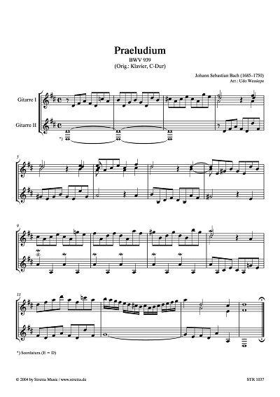 DL: J.S. Bach: Praeludium BWV 939