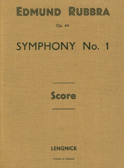 E. Rubbra: Symphony Nr 1 Opus 44, Sinfo (Stp)
