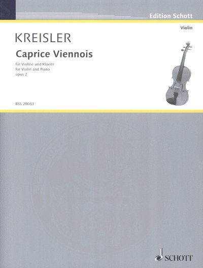 F. Kreisler: Caprice Viennois op. 2, VlKlav (KlavpaSt)