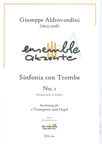 G. Aldrovandini: Sinfonia con Trombe No. 1, 2TrpOrg (Pa+St)