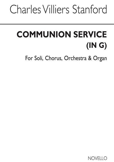 Communion Service In G Vocal Score, Ges (Part.)