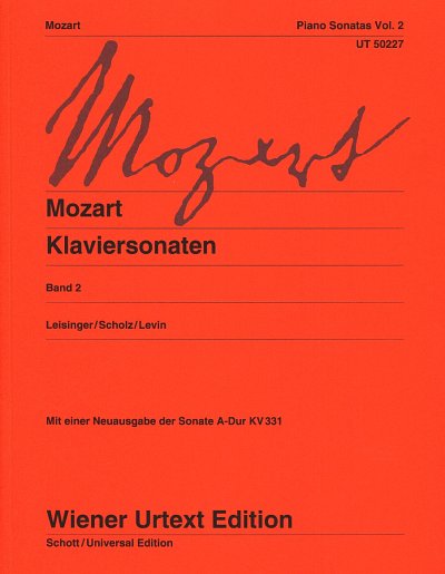 W.A. Mozart: Klaviersonaten 2, Klav