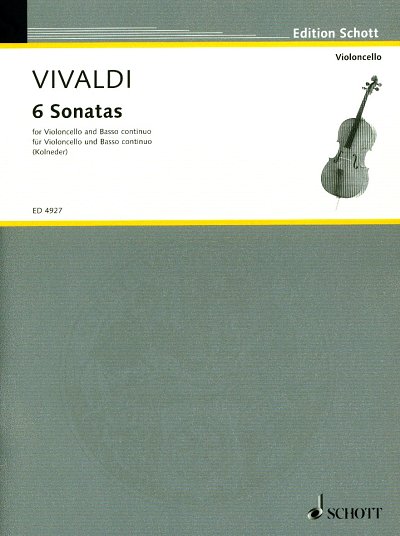 A. Vivaldi: 6 Sonaten, VcBc (Pa+St)