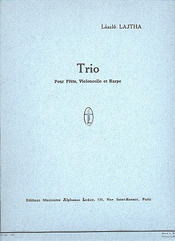 Laszlo Lajtha: Trio No.1, Op.22 (Stsatz)