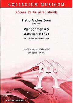 Ziani Pietro Andrea: 4 Sonaten à 5 (Freiberg 1667)