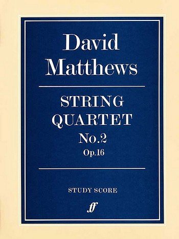 Matthews David: String Quartet 2 Op 16