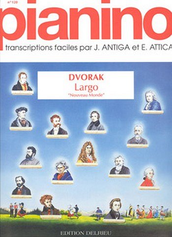 A. Dvo_ák: Symphonie Du nouveau monde : Largo - Pianin, Klav