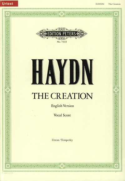 AQ: J. Haydn: The Creation, 3GesGchOrch (KA) (B-Ware)