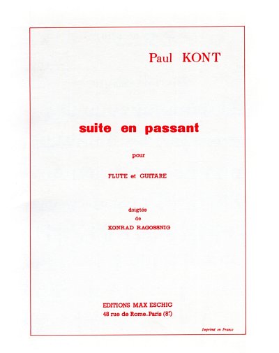 P. Kont: Suite En Passant Fl-Guit , FlGit (Part.)