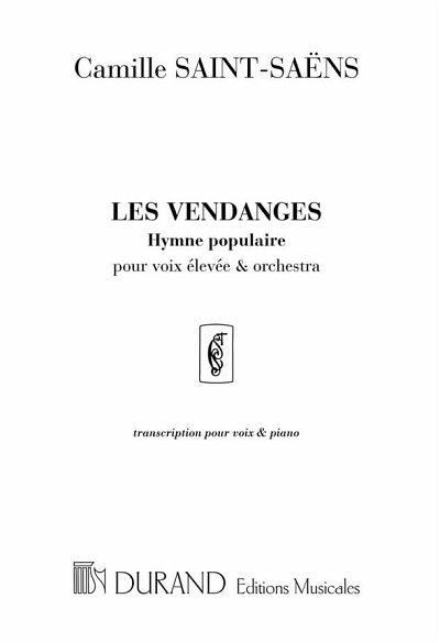 C. Saint-Saëns: Les Vendanges Cht-Piano