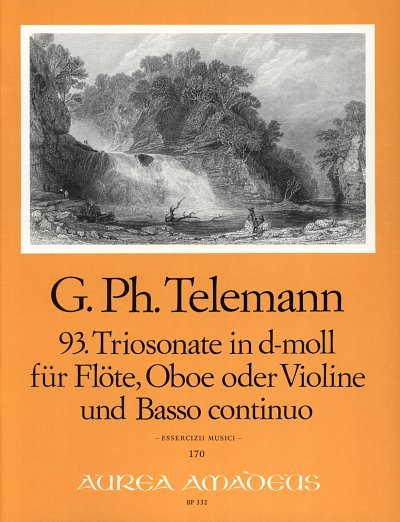 G.P. Telemann: 93. Triosonate in d-moll T, FlOb/VlBc (Pa+St)
