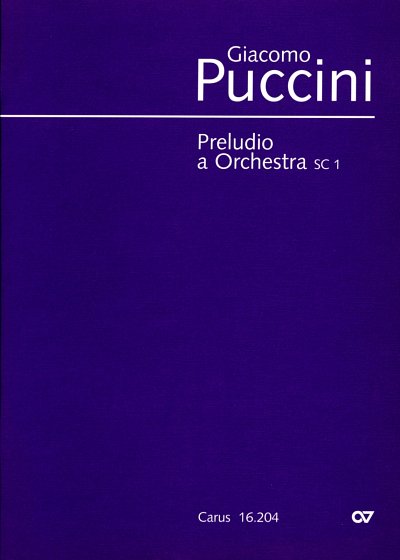 G. Puccini: Preludio a Orchestra SC 1