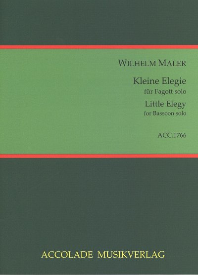 W. Maler: Kleine Elegie, Fag (EA)