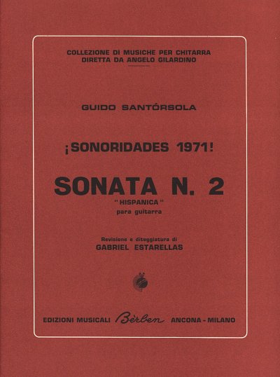 G. Santorsola: Sonate 2 Hispanica, Git (Part.)