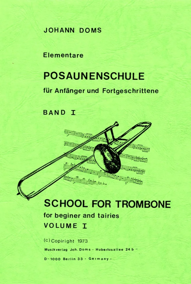 J. Doms: Posaunenschule Band 1, Pos (0)
