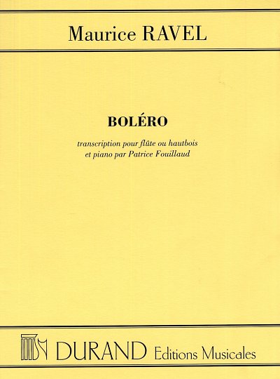 M. Ravel: Bolero, Fl/ObKlav (KlavpaSt)
