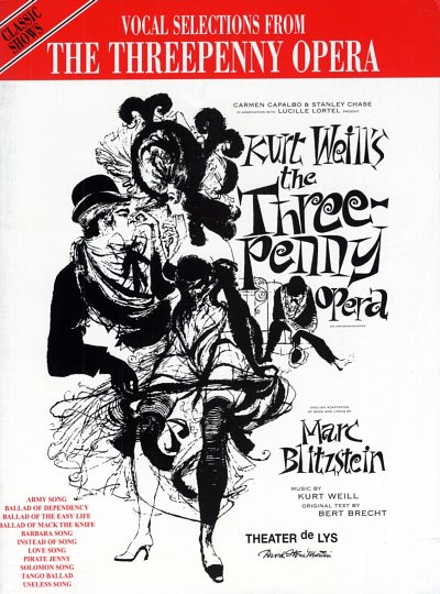 Weill, Kurt: Vocal Selections from "The Threepenny Opera"
