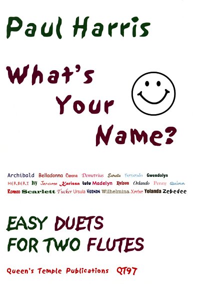 P. Harris: What's your Name?, 2Fl (Sppa)