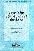 J. Martin: Proclaim the Works of the Lord, GchKlav (Chpa)