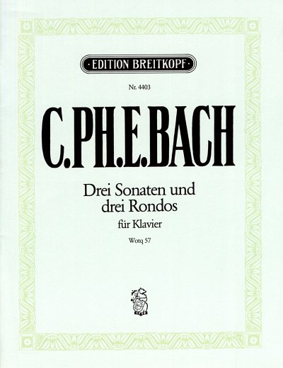 C.P.E. Bach: Die 6 Sammlungen, Heft 3, Klav