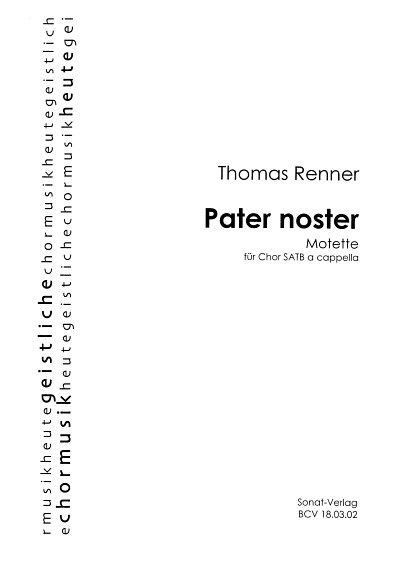 Thomas Renner: Pater noster e-Moll