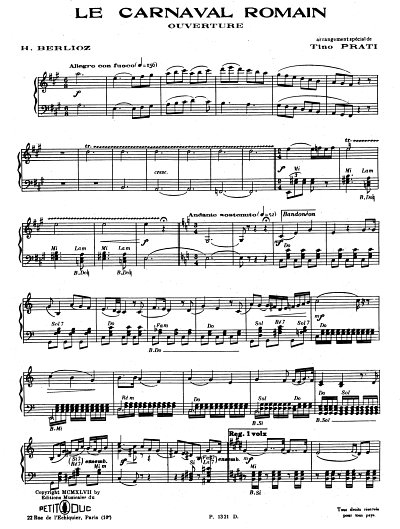 H. Berlioz: Le Carnaval Romain (Ouverture), Akk