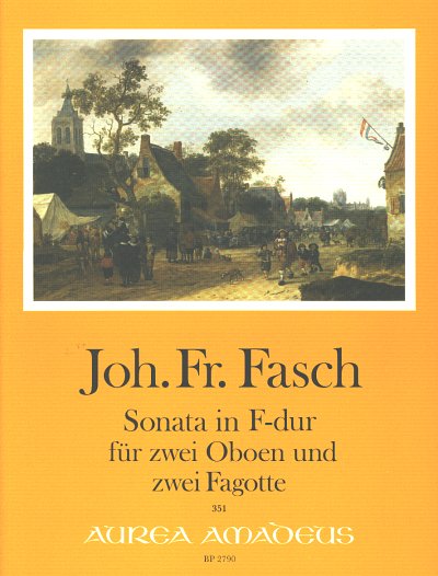 AQ: J.F. Fasch: Sonate B-Dur, 2Ob2Fag (Pa+St) (B-Ware)