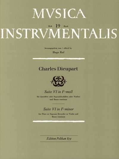 Dieupart Charles Francais: Suite 6 F-Moll Musica Instrumenta
