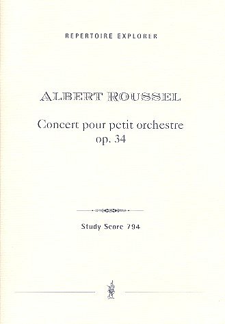A. Roussel: Konzert op.34 für Kammerorchester
