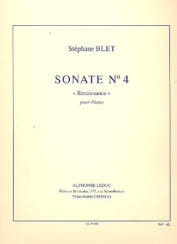 S. Blet: Sonate N04 Renaissance, Klav