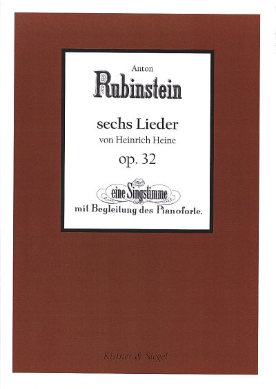 A. Rubinstein: 6 Lieder op.32