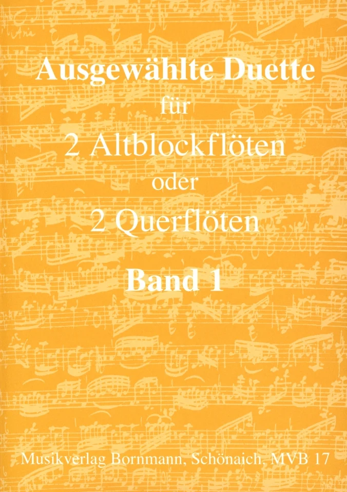 J. Bornmann: Ausgewählte Duette 1, 2Abfl/Fl (Sppa) (0)