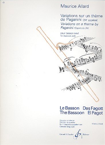 M. Allard: Variations Sur Un Theme De Paganini - 24E Ca, Fag