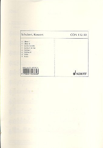 J. Schubert: Konzert C-Dur