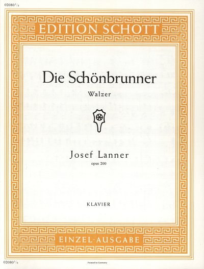 J. Lanner: Die Schönbrunner op. 200 , Klav