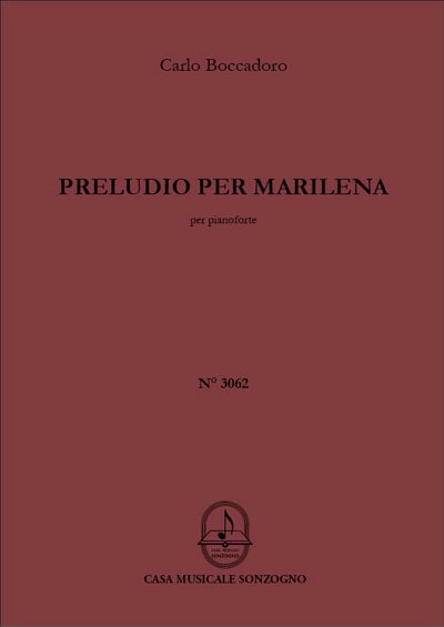 C. Boccadoro: Preludio per Marilena, Klav