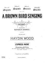 DL: H. Wood: A Brown Bird Singing, GesKlav