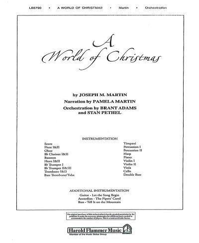 A World of Christmas, Orch (Pa+St)
