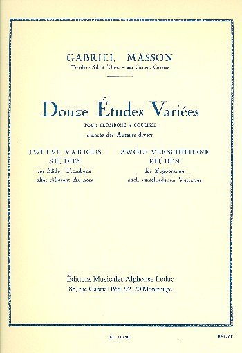 Etudes Variees(12), Pos