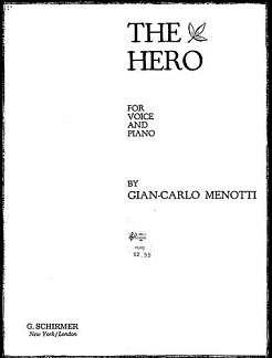 G.C. Menotti: Hero, GesKlav