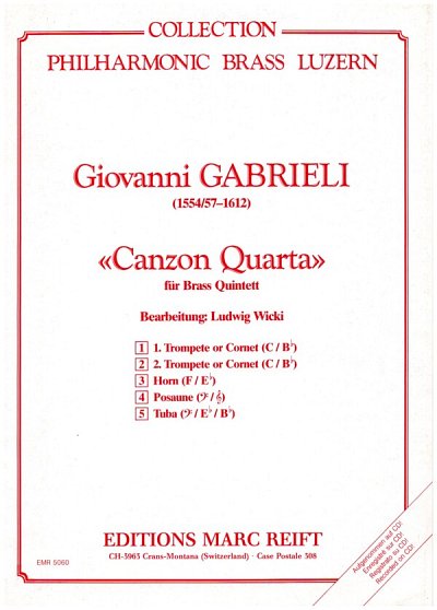 G. Gabrieli: Canzon Quarta, Bl