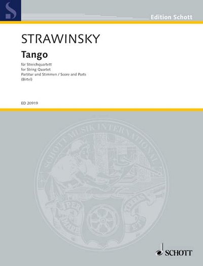 DL: I. Strawinsky: Tango, 2VlVaVc (Pa+St)