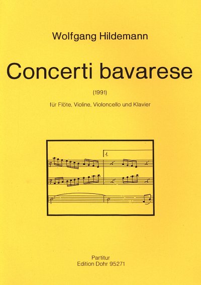 AQ: W. Hildemann: Concerti bavarese (Pa+St) (B-Ware)