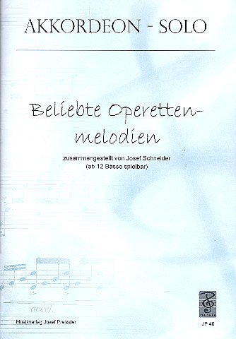 Beliebte Operettenmelodien